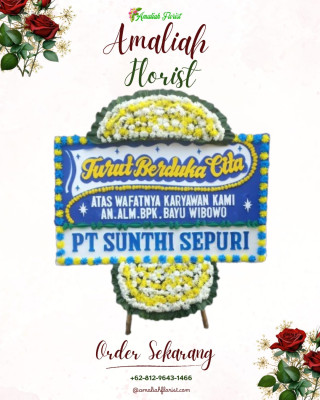 Papan Bunga Duka di Curug Bitung